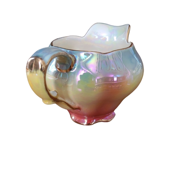 Vintage Royal Winton Lustreware cream and sugar - Picture 3 of 5